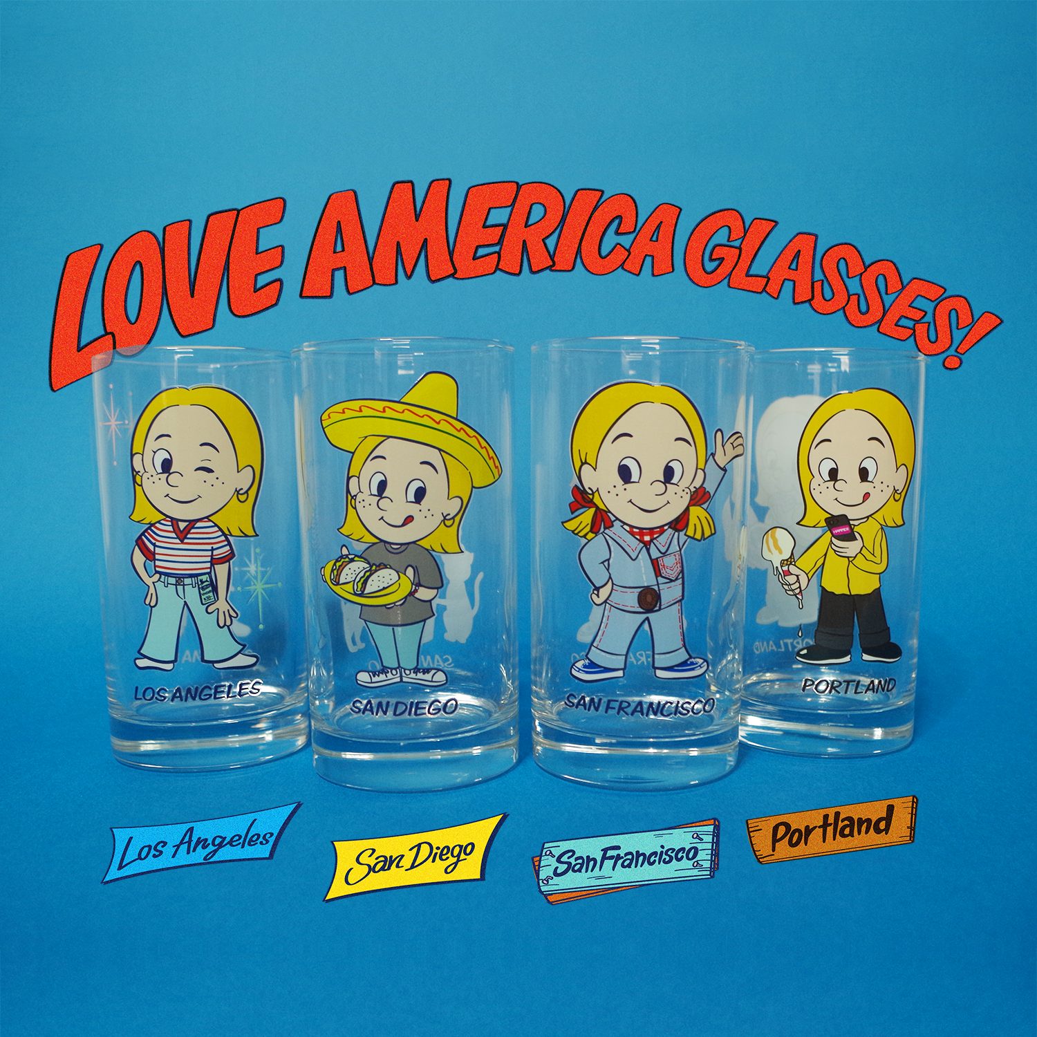 LOVE AMERICA GLASSES!